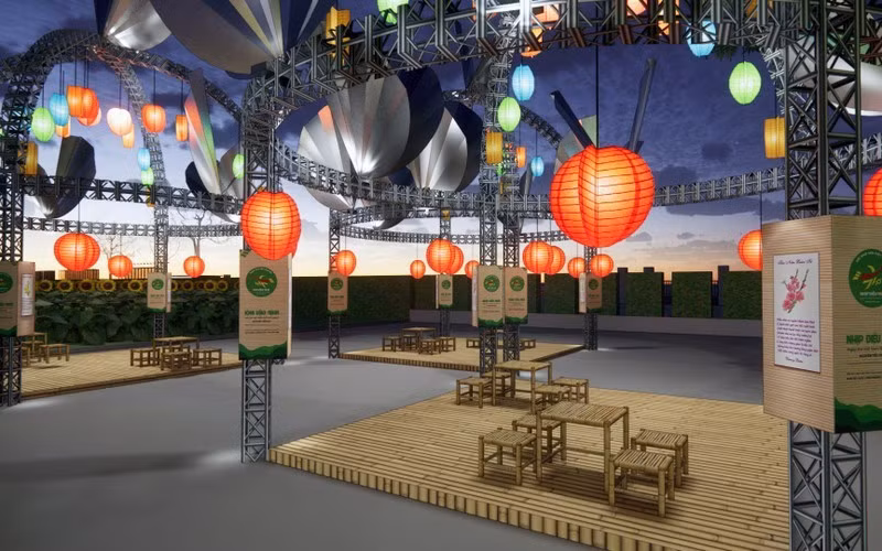 Một góc không gian Ngày Thơ Việt Nam 2023