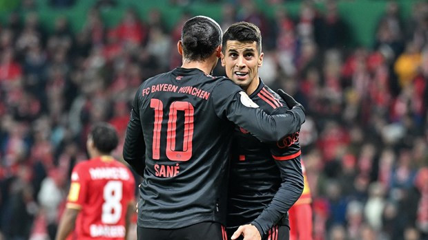 Cancelo góp công giúp Bayern chiến thắng. Nguồn: Getty Images