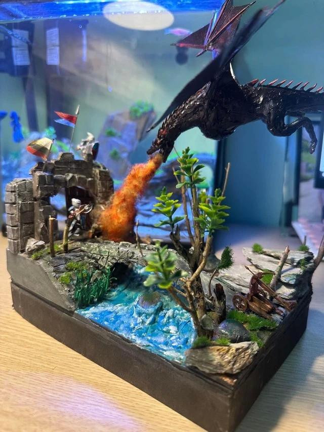 Những sản phẩm tiểu cảnh 3D được Huy và Trang thiết kế