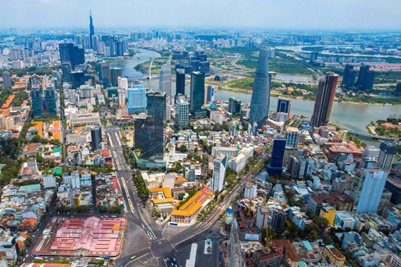 TP HCM đặt mục tiêu là đô thị toàn cầu, văn minh, hiện đại, nghĩa tình, phát triển ngang tầm các đô thị lớn trên thế giới. Ảnh: HOÀNG TRIỀU TP HCM đặt mục tiêu là đô thị toàn cầu, văn minh, hiện đại, nghĩa tình, phát triển ngang tầm các đô thị lớn trên thế giới. Ảnh: HOÀNG TRIỀU