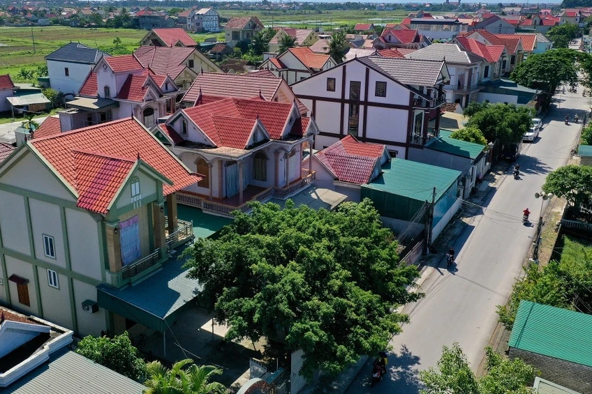 Một góc xã Đô Thành (H.Yên Thành), xã nổi tiếng giàu có nhờ con em xuất ngoại làm việc Một góc xã Đô Thành (H.Yên Thành), xã nổi tiếng giàu có nhờ con em xuất ngoại làm việc