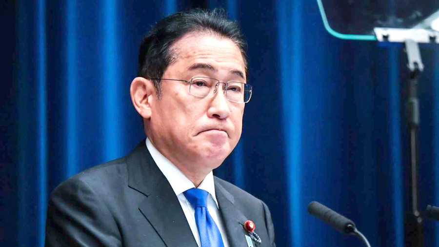 Thủ tướng Nhật Bản Kishida Fumio phát biểu tại buổi họp báo ngày 14-8. Ảnh: NIKKEI ASIA Thủ tướng Nhật Bản Kishida Fumio phát biểu tại buổi họp báo ngày 14-8. Ảnh: NIKKEI ASIA