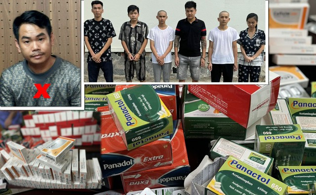 Nhóm đối tượng trong đường dây buôn bán, sản xuất thuốc giả bị bắt giữ. Ảnh: Công an Thanh Hóa Nhóm đối tượng trong đường dây buôn bán, sản xuất thuốc giả bị bắt giữ. Ảnh: Công an Thanh Hóa