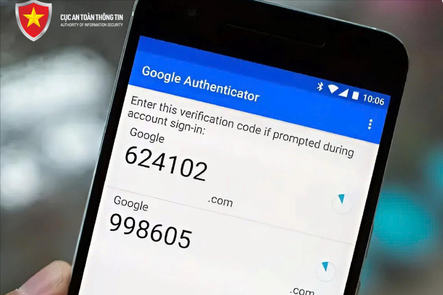 Người dân cần cảnh giác với ứng dụng bảo mật Google Authenticator giả. Ảnh nguồn hanoimoi.vn