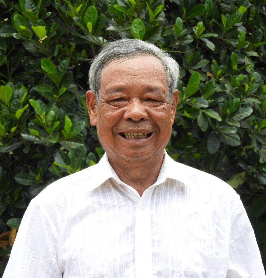 Đảng viên Rmah Wih ở làng Ngó, phường Trà Bá, TP.Pleiku. Ảnh: Thanh Nhật