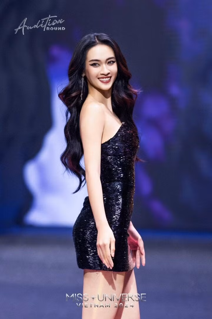 Dàn thí sinh Miss Universe Vietnam 2024 còn gây chú ý với sự xuất hiện của Vũ Thúy Quỳnh.