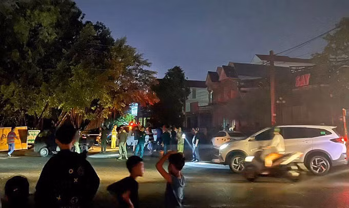 Hiện trường xảy ra tai nạn điện giật. Ảnh: Yên Khánh