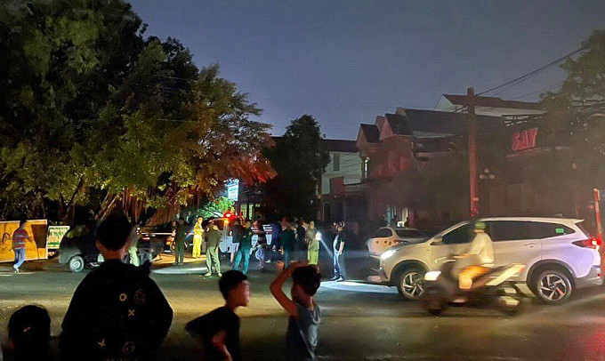 Hiện trường xảy ra tai nạn điện giật. Ảnh: Yên Khánh Hiện trường xảy ra tai nạn điện giật. Ảnh: Yên Khánh