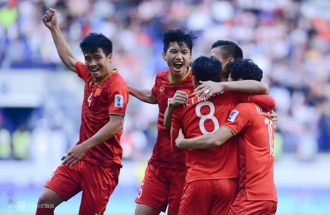 Tuyển Việt Nam từng vào đến tứ kết Asian Cup 2019. Ảnh: Hiếu Lương