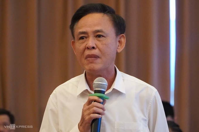 Ông Hà Công Tuấn phát biểu tại hội thảo. Ảnh: Trần Hóa