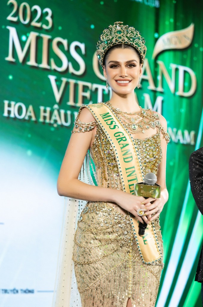 Nhan sắc của Isabella Menin sau bốn tháng đăng quang Miss Grand International 2022. Ảnh: Viết Quý Nhan sắc của Isabella Menin sau bốn tháng đăng quang Miss Grand International 2022. Ảnh: Viết Quý