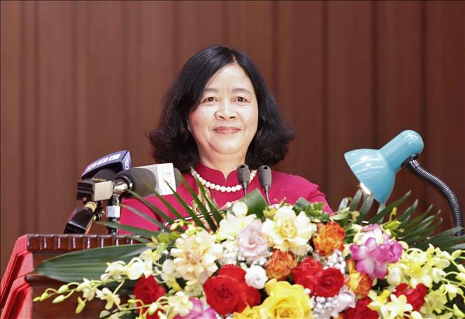 Bà Bùi Thị Minh Hoài. Ảnh: Doãn Tấn/TTXVN Bà Bùi Thị Minh Hoài. Ảnh: Doãn Tấn/TTXVN