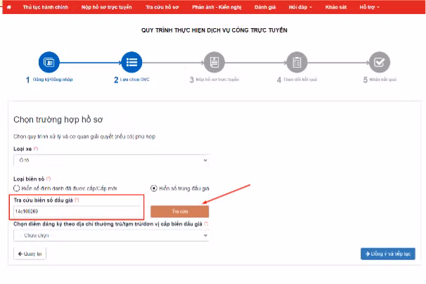 Chú ý: Biển số nhập tra cứu viết liền không dấu, không nhập các ký tự đặc biệt