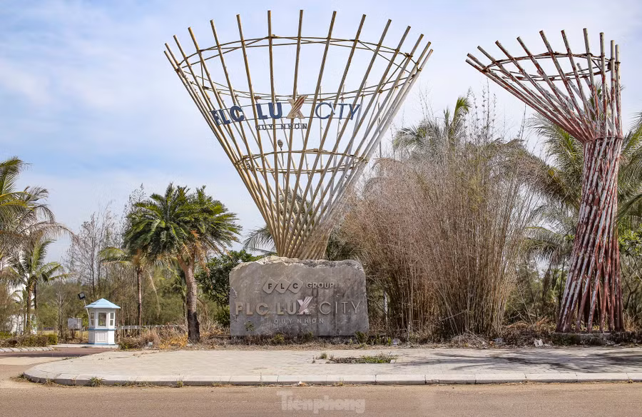 Dự án Khu đô thị chức năng FLC Lux City Quy Nhơn ở phân khu số 6, khu đô thị du lịch sinh thái Nhơn Hội. Ảnh: Trương Định.