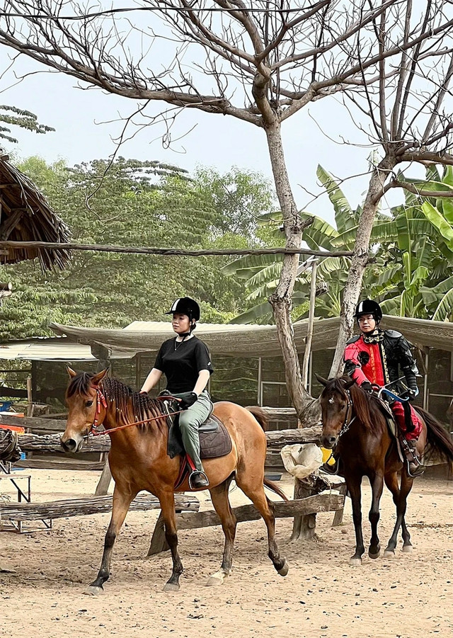 Cưỡi ngựa trải nghiệm ở Sài Gòn Farm Club
