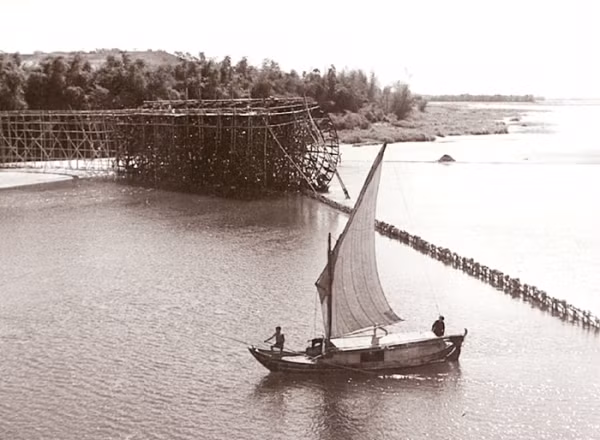 Bờ xe nước trên sông Trà. (Ảnh tư liệu)