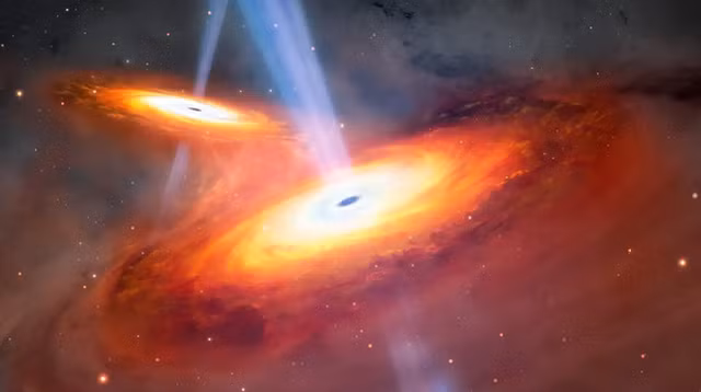 Mô phỏng hai chuẩn tinh đang trong quá trình hợp nhất