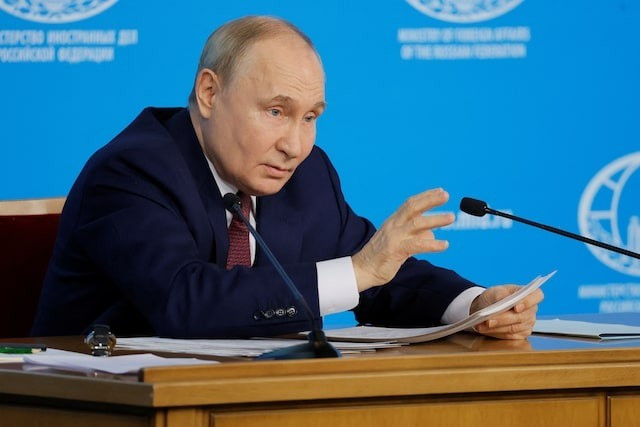 Tổng thống Nga Vladimir Putin. Ảnh: Reuters Tổng thống Nga Vladimir Putin. Ảnh: Reuters