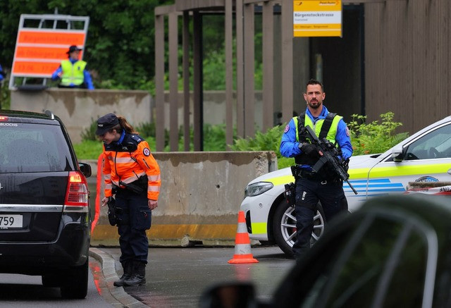 An ninh được thắt chặt khi Thụy Sĩ tổ chức Hội nghị thượng đỉnh hoà bình về Ukraine. Ảnh: REUTERS