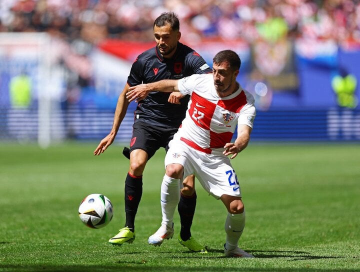 Croatia chật vật trước Albania. (Ảnh: Reuters)