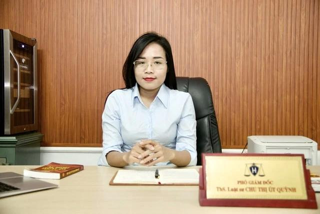 Luật sư Chu Thị Út Quỳnh Luật sư Chu Thị Út Quỳnh