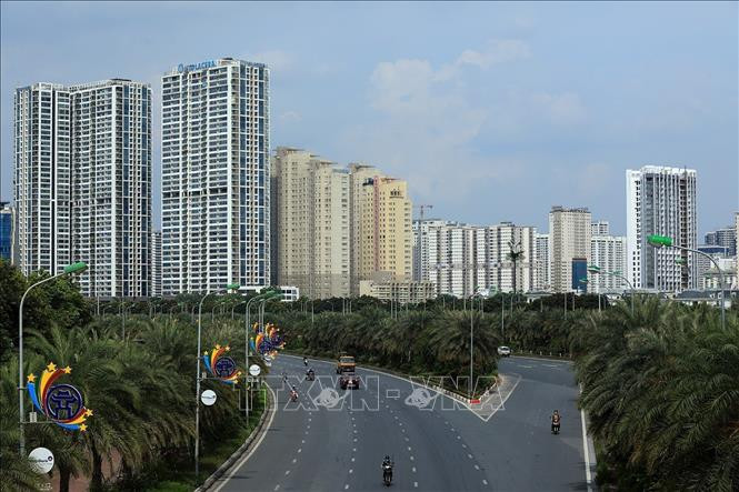Các chuyên gia trong lĩnh vực bất động sản nhận định, năm 2024 vẫn là năm của chung cư. Ảnh: Tuấn Anh/TTXVN