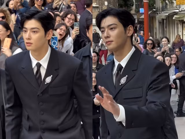 Vẻ điển trai nổi bật của anh trong ống kính người qua đường