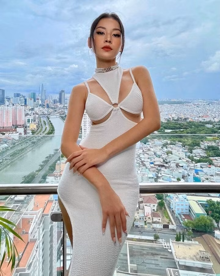 Váy dạ hội cut-out là kiểu váy táo bạo và quyến rũ, giúp khoe những đường cong cơ thể một cách tinh tế.