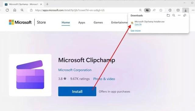 Microsoft triển khai cho cài đặt ứng dụng Microsoft Store từ trang web Microsoft triển khai cho cài đặt ứng dụng Microsoft Store từ trang web