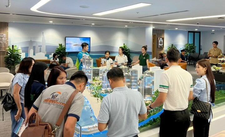 Tỷ lệ hấp thụ căn hộ mới trong thời gian qua đã khả quan hơn. (Ảnh: Đại Việt) Tỷ lệ hấp thụ căn hộ mới trong thời gian qua đã khả quan hơn. (Ảnh: Đại Việt)