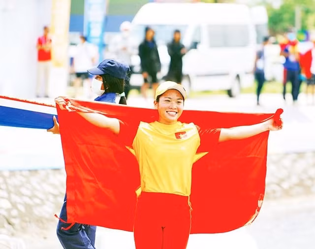 Nguyễn Thị Hương từng giành 5 HCV tại SEA Games 31