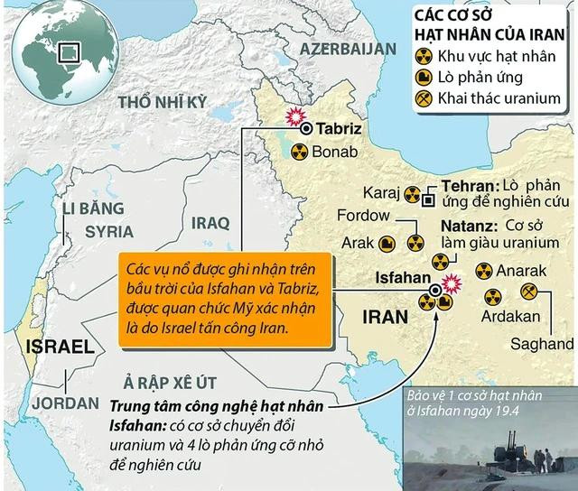 Toàn cảnh vụ tấn công được cho là do Israel thực hiện nhằm vào Iran ngày 19.4 Toàn cảnh vụ tấn công được cho là do Israel thực hiện nhằm vào Iran ngày 19.4