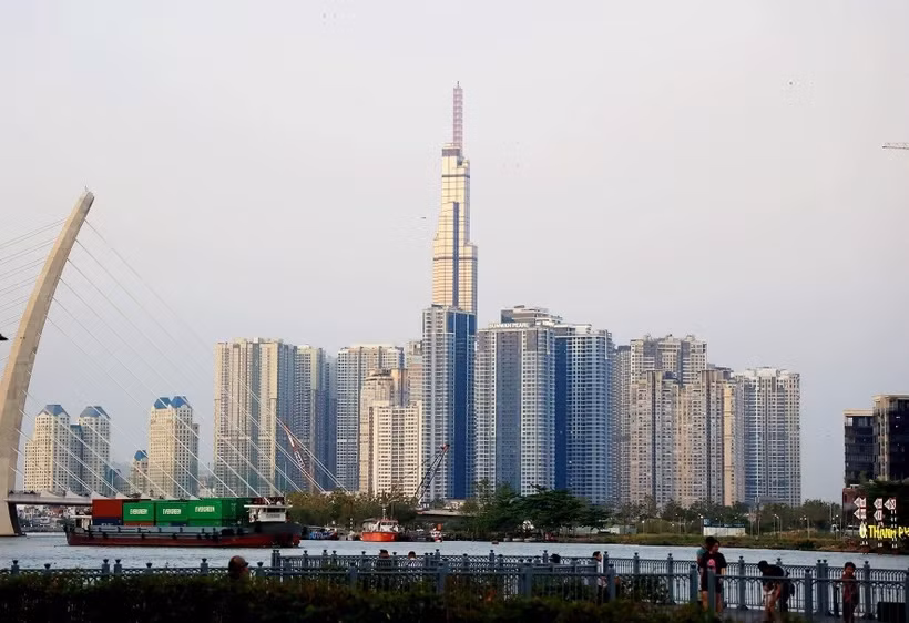 Vốn ngoại dự báo tiếp tục đổ vào thị trường bất động sản Việt Nam giai đoạn 2024-2026. Nguồn: TTXVN