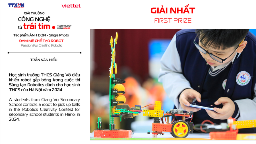 Tác phẩm giải Nhất của tác giả Trần Văn Hiếu. Tác phẩm giải Nhất của tác giả Trần Văn Hiếu.