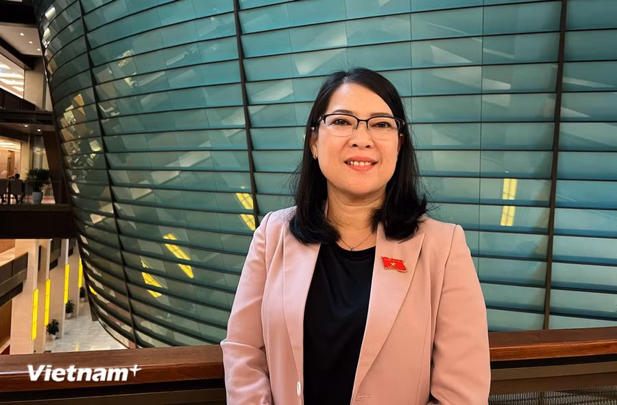 Đại biểu Nguyễn Thị Như Ý, Đoàn đại biểu Quốc hội Đồng Nai, Chủ tịch Liên đoàn Lao động tỉnh Đồng Nai. (Ảnh: Mai Mai/Vietnam+) Đại biểu Nguyễn Thị Như Ý, Đoàn đại biểu Quốc hội Đồng Nai, Chủ tịch Liên đoàn Lao động tỉnh Đồng Nai. (Ảnh: Mai Mai/Vietnam+)