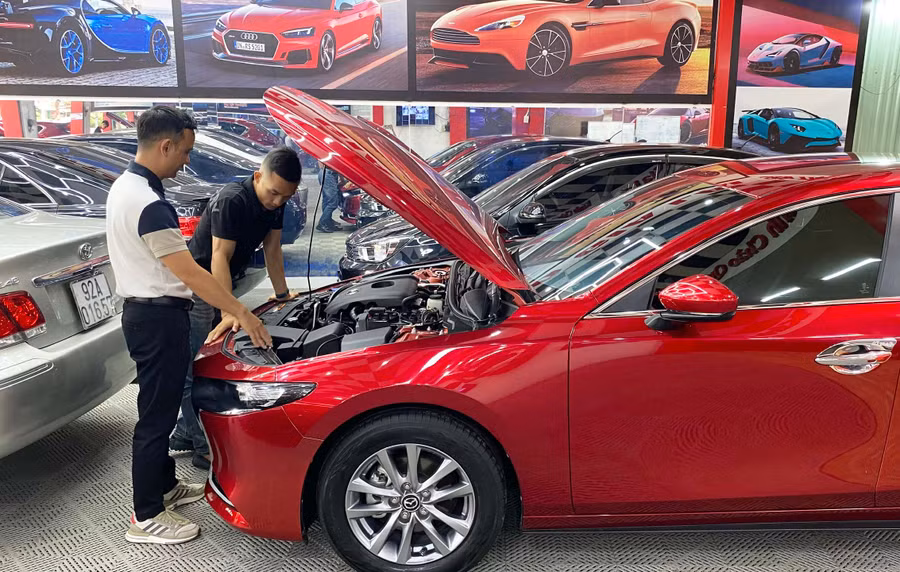 Thị trường ô tô cũ có sự tăng trưởng về doanh số trong các tháng đầu năm 2024. Ảnh: S.C