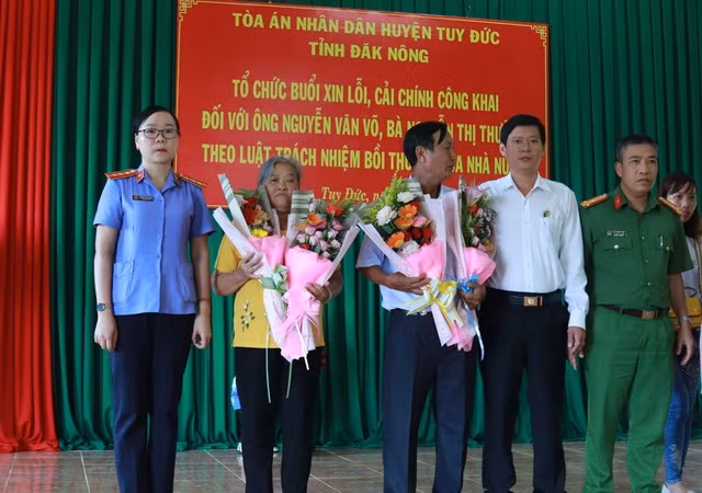 Sau 4 năm xin lỗi công khai, hiện vợ chồng ông Nguyễn Văn Võ vẫn chưa được bồi thường oan sai