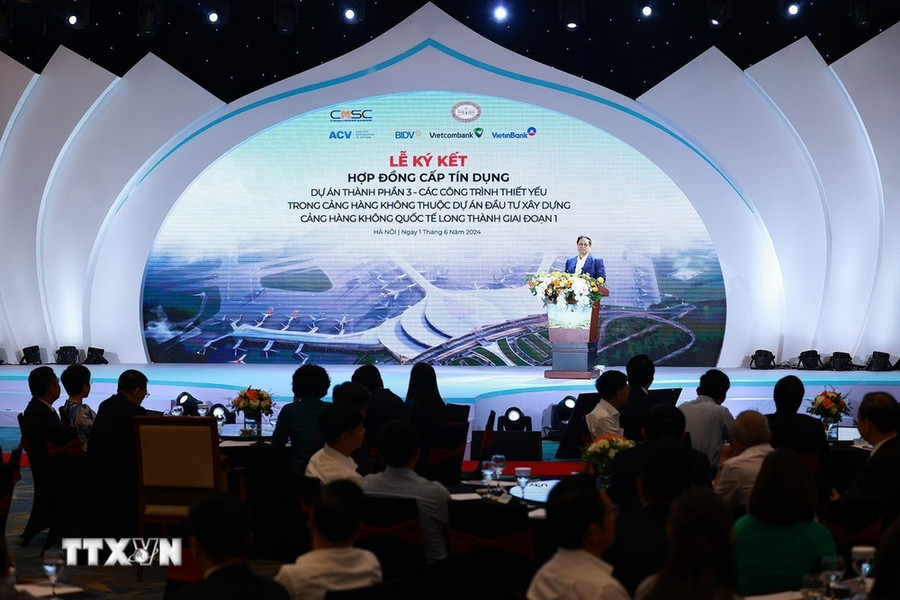 Thủ tướng Phạm Minh Chính phát biểu. (Ảnh: Dương Giang/TTXVN) Thủ tướng Phạm Minh Chính phát biểu. (Ảnh: Dương Giang/TTXVN)