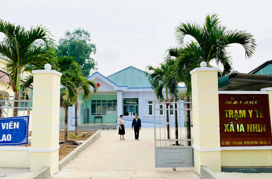 Trạm Y tế xã Ia Nhin được đầu tư xây dựng mới và hoàn thành đưa vào sử dụng góp phần chăm sóc sức khỏe người dân tốt hơn. Ảnh: N.N Trạm Y tế xã Ia Nhin được đầu tư xây dựng mới và hoàn thành đưa vào sử dụng góp phần chăm sóc sức khỏe người dân tốt hơn. Ảnh: N.N