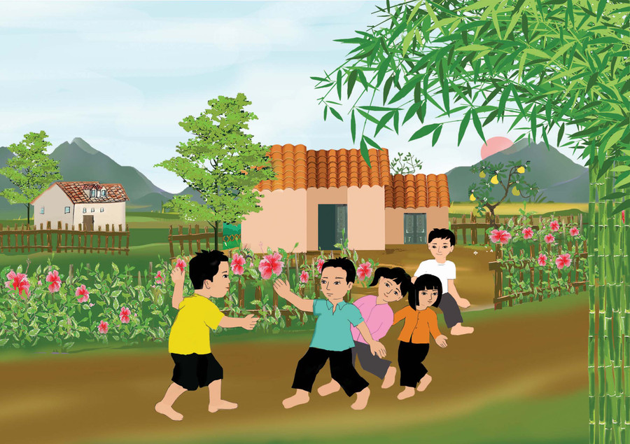 Niềm vui ngỏ nhỏ. Minh họa: HUYỀN TRANG Niềm vui ngỏ nhỏ. Minh họa: HUYỀN TRANG