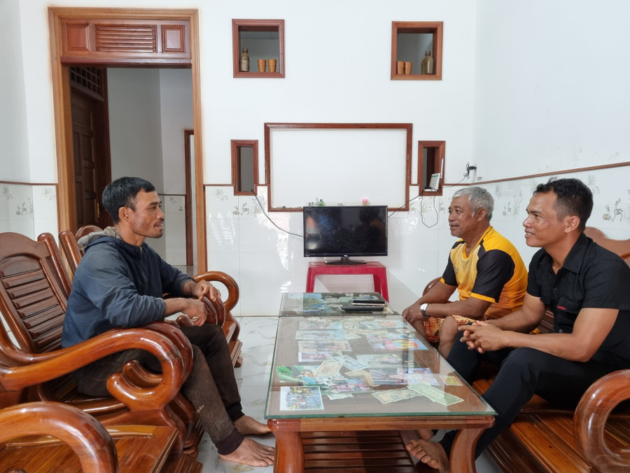 Nhà cửa của người dân thôn Bối được xây dựng khang trang. Ảnh: Hoàng Lộc Nhà cửa của người dân thôn Bối được xây dựng khang trang. Ảnh: Hoàng Lộc