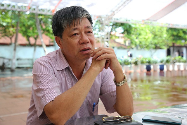 Ông Nguyễn Phú Việt, Bí thư Chi bộ thôn, Trưởng họ Nguyễn Phú thôn Lại Đà, rơm rớm nước mắt khi nói về Tổng Bí thư Nguyễn Phú Trọng