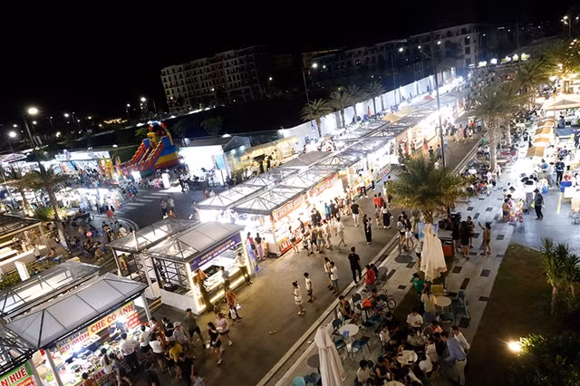 Phố đi bộ ở Khu đô thị Bảo Ninh 1