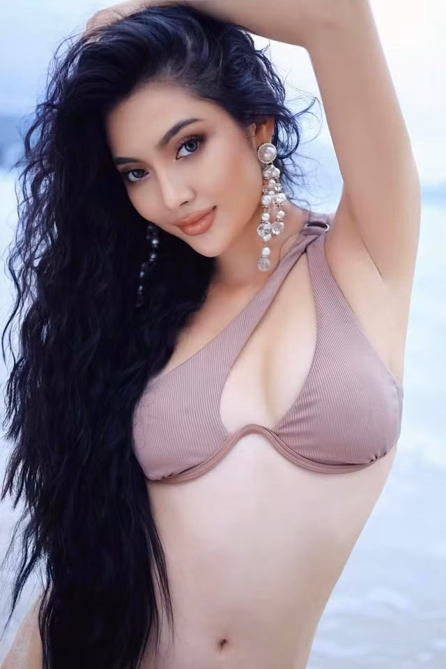 Vóc dáng nóng bỏng của Hoa hậu Đại dương Việt Nam 2023 Thu Uyên