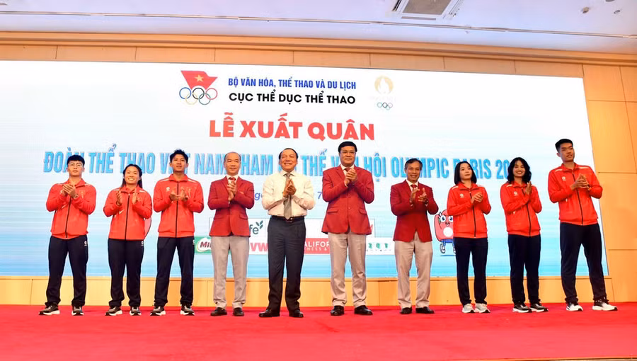 Lễ xuất quân đoàn VN dự Olympic