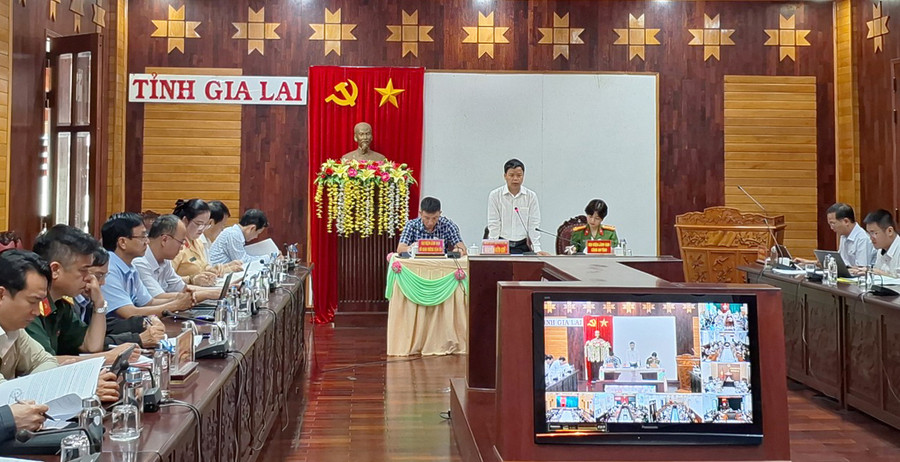 Phó Chủ tịch UBND tỉnh phát biểu chỉ đạo tại hội nghị. Ảnh: T.D Phó Chủ tịch UBND tỉnh phát biểu chỉ đạo tại hội nghị. Ảnh: T.D