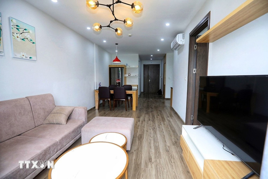 Một căn nhà mẫu tại khu nhà ở xã hội Đại Thịnh, huyện Mê Linh, Hà Nội. (Ảnh: Tuấn Anh/TTXVN) Một căn nhà mẫu tại khu nhà ở xã hội Đại Thịnh, huyện Mê Linh, Hà Nội. (Ảnh: Tuấn Anh/TTXVN)