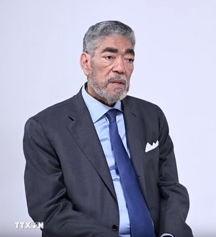 Ông José Miguel Mejía Abreu, Tổng Bí thư Đảng Phong trào Cánh tả Thống nhất (MIU); Bộ trưởng Chính sách Hội nhập và khu vực của Cộng hòa Dominicana. (Ảnh (tư liệu): Mai Phương/Pv TTXVN)