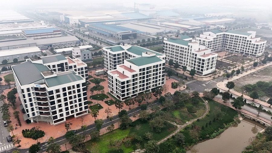 Dự án nhà ở xã hội tại Khu Công nghiệp Đồng Văn (tỉnh Hà Nam). (Ảnh: Tuấn Anh/TTXVN) Dự án nhà ở xã hội tại Khu Công nghiệp Đồng Văn (tỉnh Hà Nam). (Ảnh: Tuấn Anh/TTXVN)