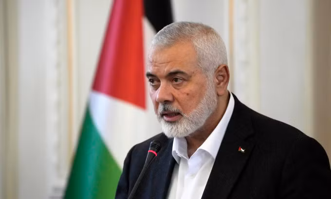 Lãnh đạo chính trị Hamas Ismail Haniyeh. Ảnh: AlJazeera